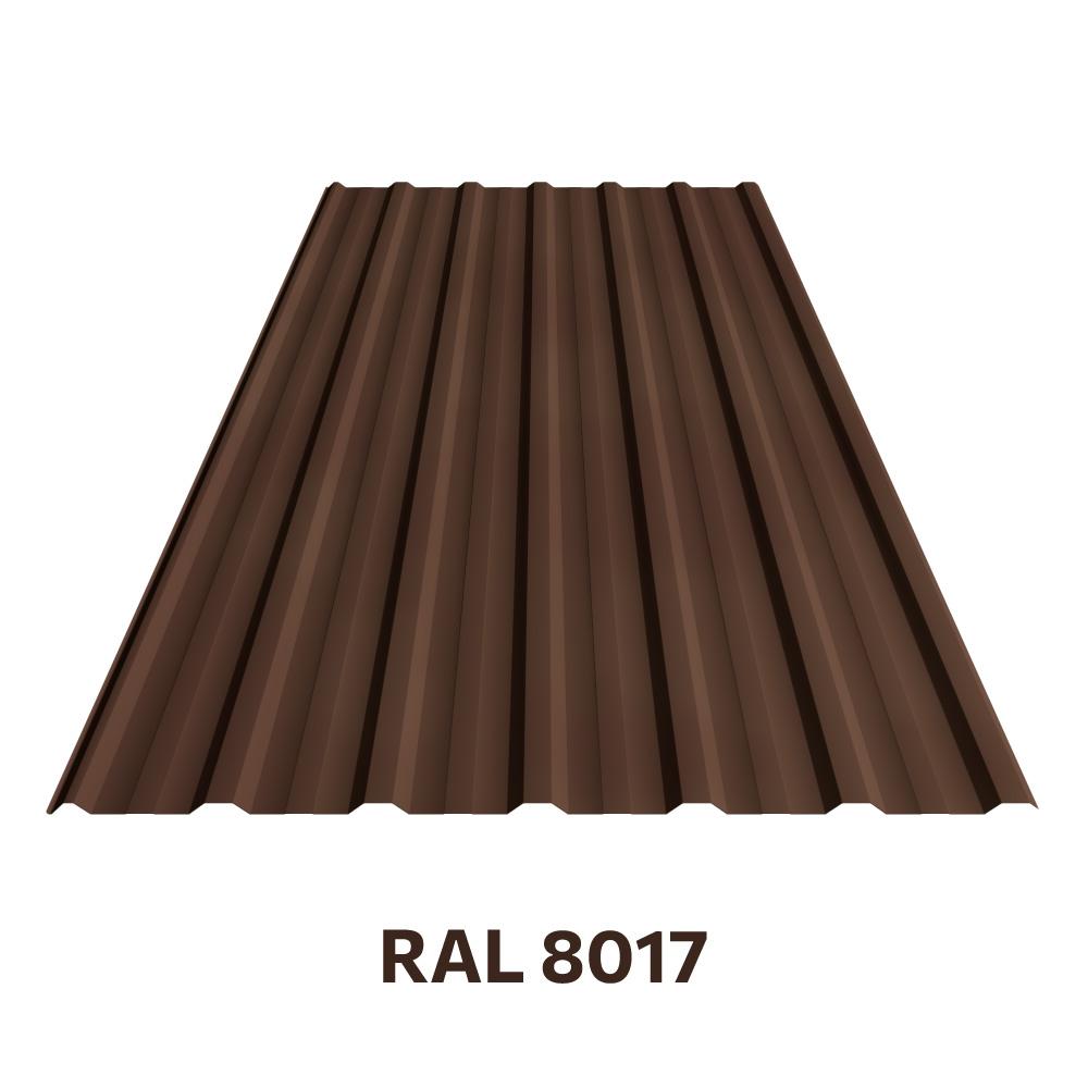 Trapézový plech ST18/1120 - hnědý RAL 8017