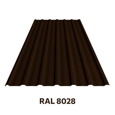 Trapézový plech ST18/1120 - tmavě hnědý RAL 8028